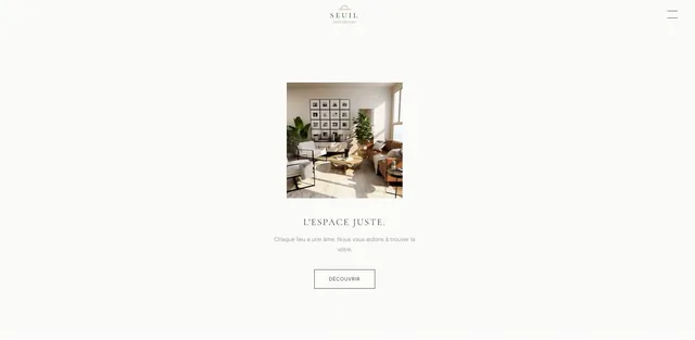 Agence immobilière site internet demo : Seuil