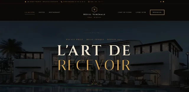 Hotel site internet demo : Hotel Verenale