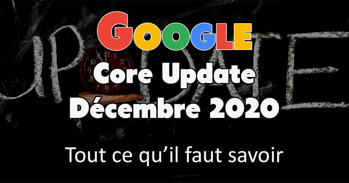 google core update décembre 2020