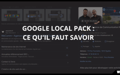 Google Local Pack : fonctionnement et optimisation en 2026