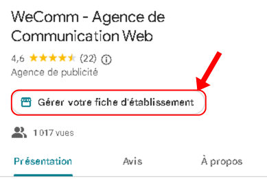 Où trouver les liens d'avis Google en passant par Google Maps.