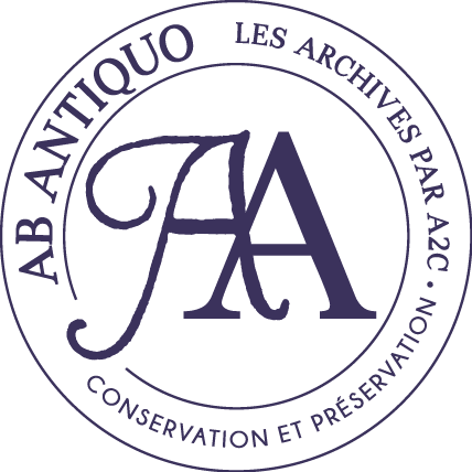 Logo AB Antiquo, conservation et préservation des archives
