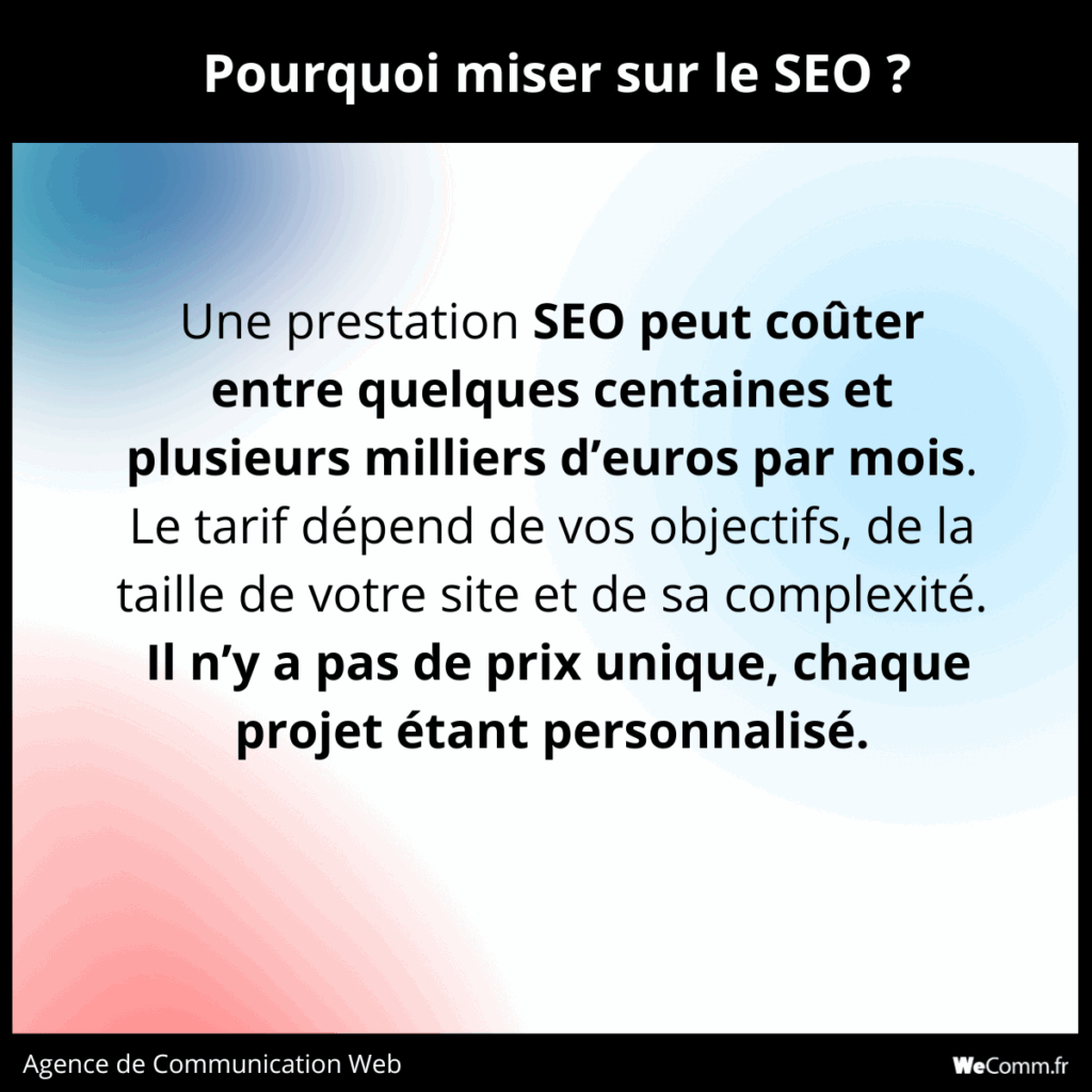 les raisons de miser sur le SEO lors d'un référencement sur Google selon WeComm, agence Google.