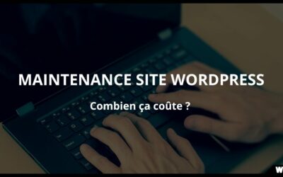 Tarif maintenance WordPress : forfaits, prix et devis